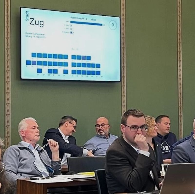 Vorstellung des Schulportals im Gemeinderat Stadt Zug